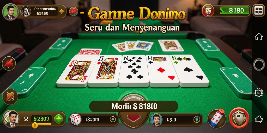 Tampilan menarik dari permainan Domino 8180.