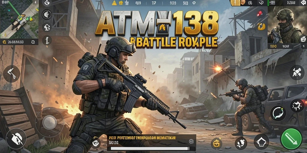 Gameplay intens di arena Battle Royale ATM138.