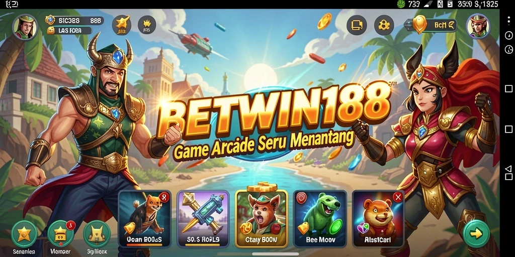 Tampilan gameplay BETWIN188 yang menarik dan penuh tantangan.