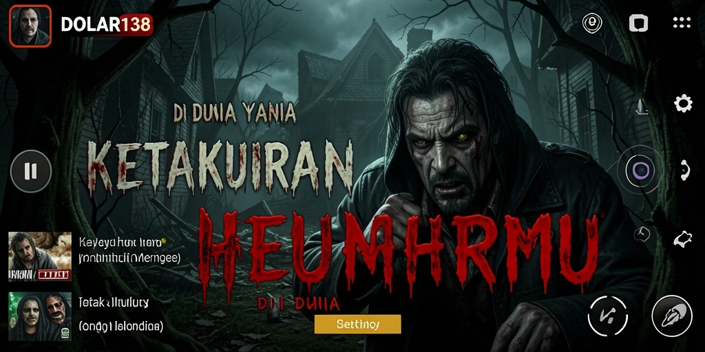 Tampilan gameplay DOLAR138 dengan suasana mencekam yang menghantui.
