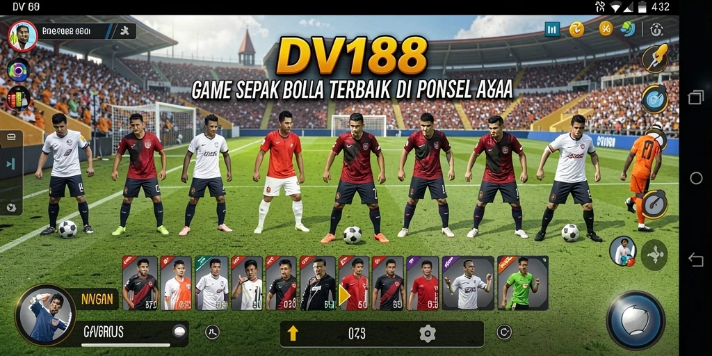 Tangkapan layar dari gameplay seru di DV188.
