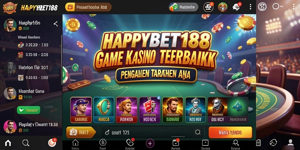 Screenshot utama menunjukkan gameplay seru di Kasino.
