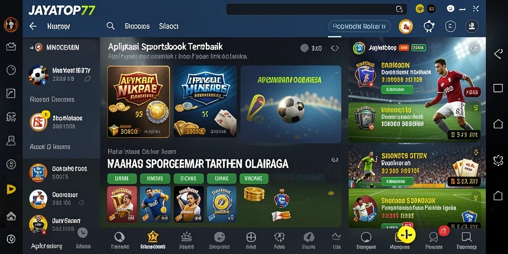 Tampilan menarik JAYATOP77 saat beraksi dalam taruhan olahraga.