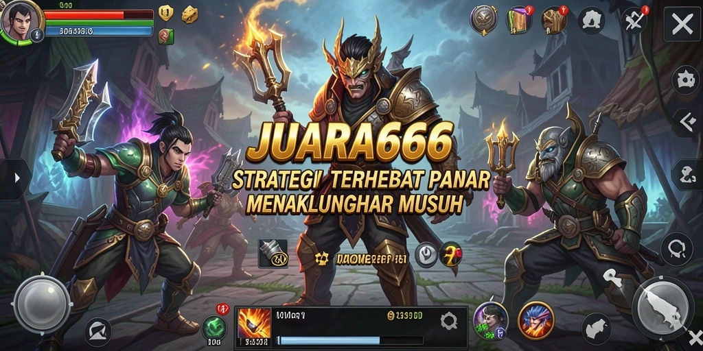 Tampilan gameplay JUARA666 dengan strategi yang mendebarkan dan seru.