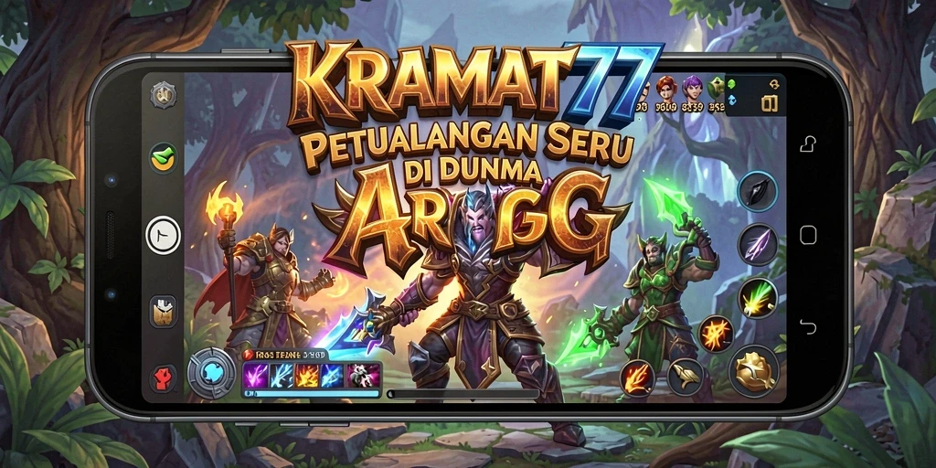 Screenshot KRAMAT77 menampilkan aksi epik dalam pertempuran ARPG.