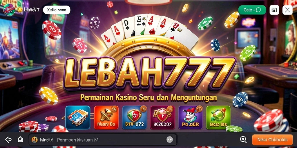 Tampilan menarik gameplay <strong>LEBAH777</strong> dalam suasana Kasino.