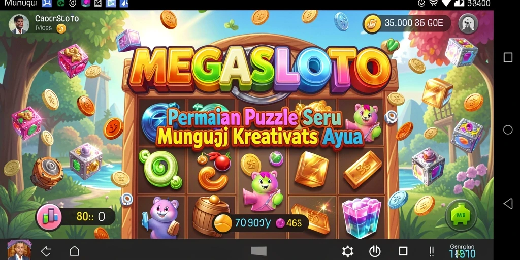 Tampilan menarik dari gameplay MEGASLOTO yang menggugah semangat.