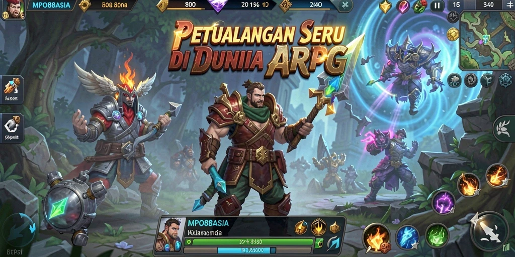 Screenshot menunjukkan gameplay seru dan action-packed dari MPO88ASIA.