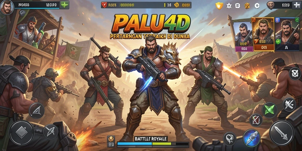 Screenshot pertarungan intens di dunia PALU4D yang menegangkan.
