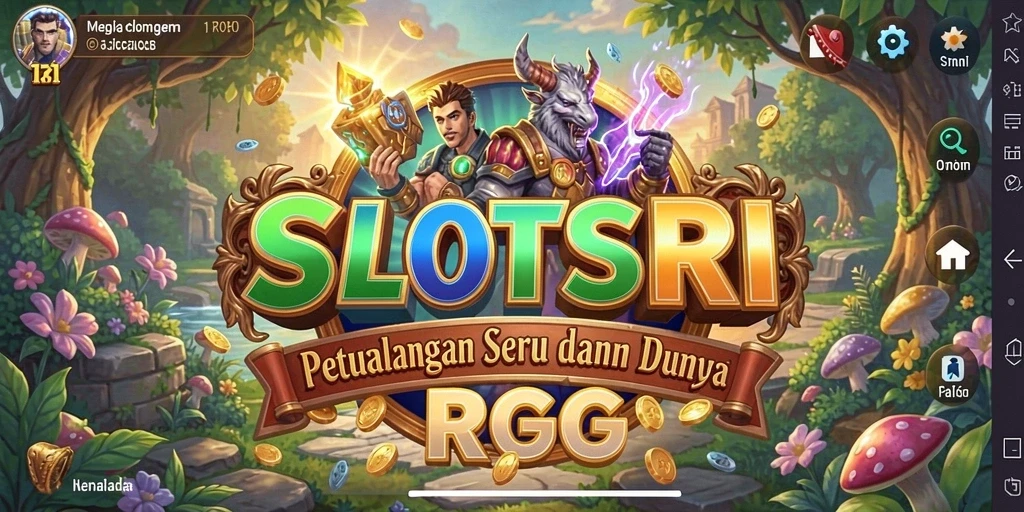 Gameplay seru SLOTSRI dengan karakter dan monster unik.