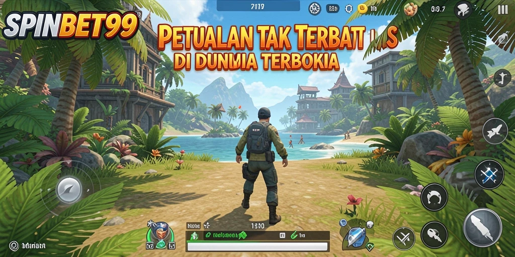 Tampilan gameplay menakjubkan SPINBET99 di dunia terbuka.